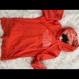 Salmon colored Northface Hodie